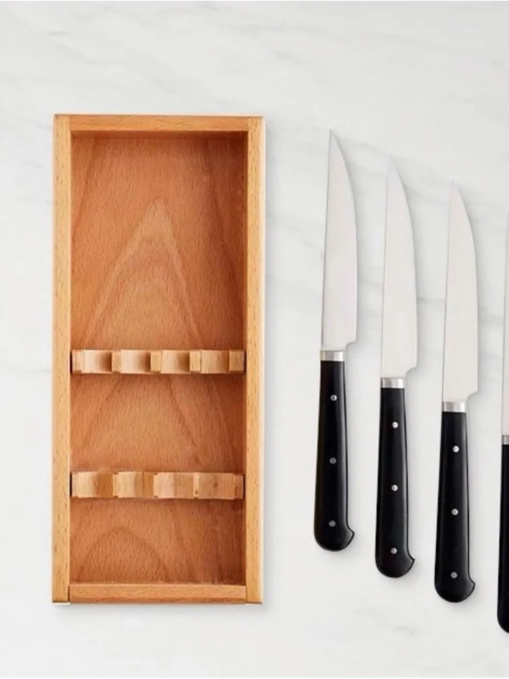 New ZWILLING J.A. Henckels Porterhouse Steak Knife Boxed Set Stainless Blades Bl